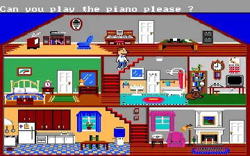 Little Computer People screen shot game playing